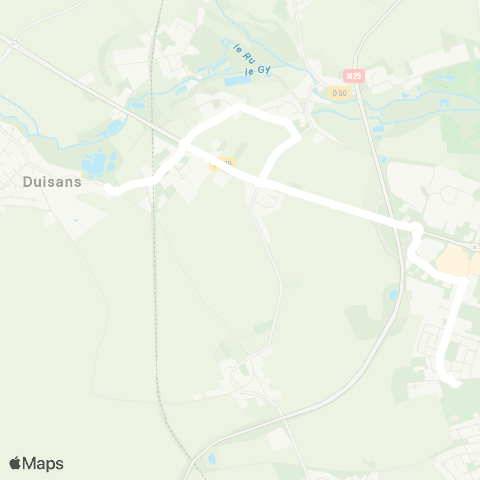 Hauts-de-France Car 62 - Lignes scolaires Clg Diderot / Dainville map