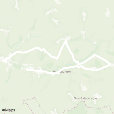 Hauts-de-France Car 62 - Lignes scolaires Clg P. Cuallacci / Frévent map