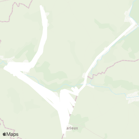 Hauts-de-France Car 62 - Lignes scolaires Clg M. Berger / Pas-en-Artois map