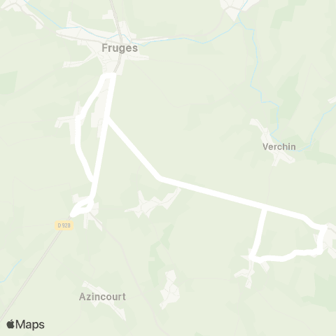 Hauts-de-France Car 62 - Lignes scolaires RPC / Ruisseauville map