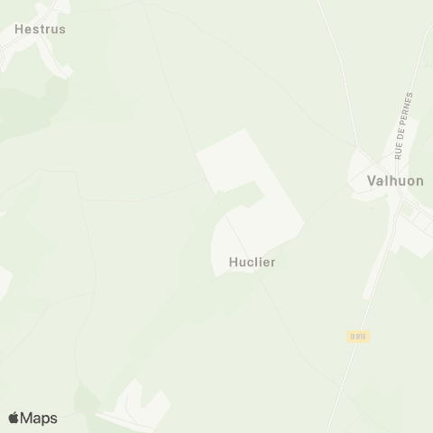 Hauts-de-France Car 62 - Lignes scolaires RPC / Valhuon map