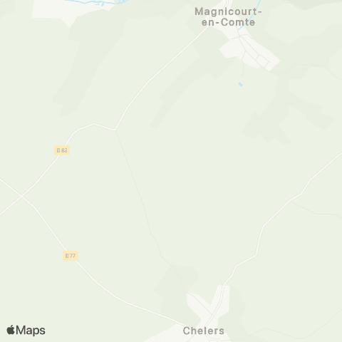 Hauts-de-France Car 62 - Lignes scolaires École / Magnicourt-en-Comté map