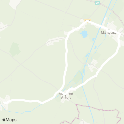 Hauts-de-France Car 62 - Lignes scolaires École / Marquion map
