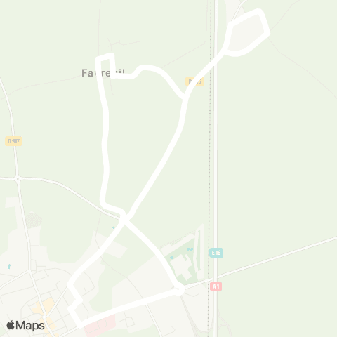 Hauts-de-France Car 62 - Lignes scolaires RPC / Bapaume map