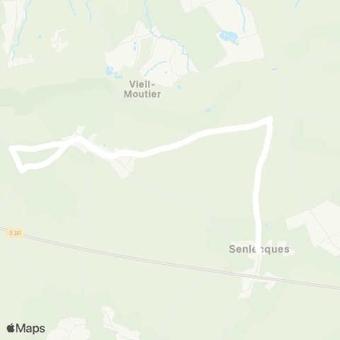 Hauts-de-France Car 62 - Lignes scolaires RPI Senlecques map