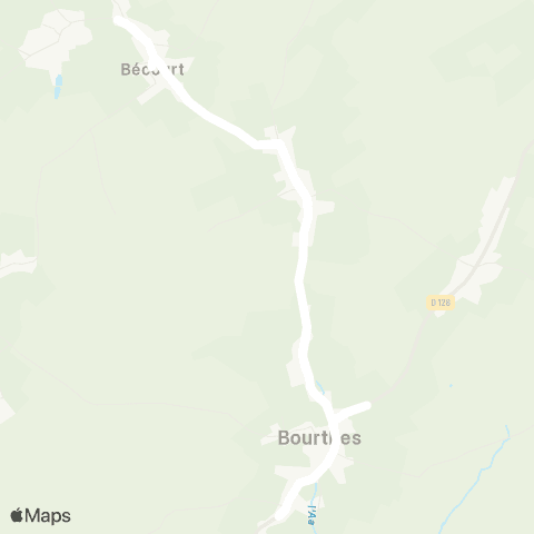 Hauts-de-France Car 62 - Lignes scolaires RPI Becourt map