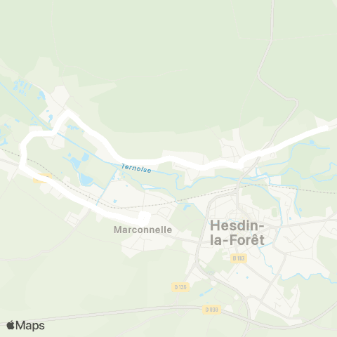 Hauts-de-France Car 62 - Lignes scolaires RPI Bouin-Plumoison map