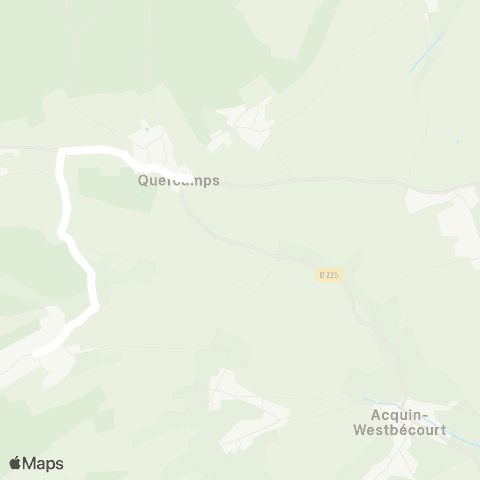 Hauts-de-France Car 62 - Lignes scolaires RPI Quercamps map