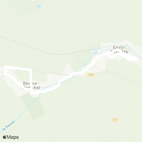 Hauts-de-France Car 62 - Lignes scolaires RPI Savy-Berlette map