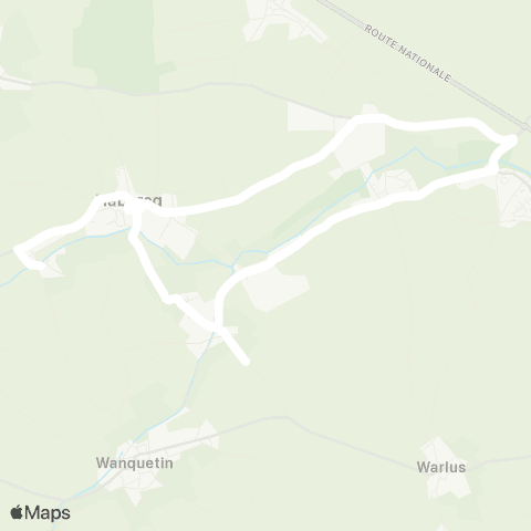 Hauts-de-France Car 62 - Lignes scolaires RPI Noyellette map