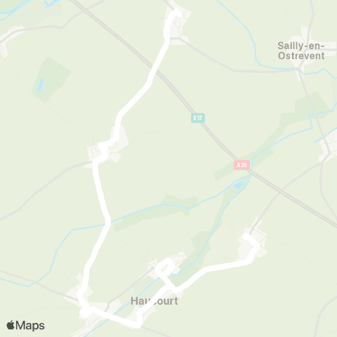 Hauts-de-France Car 62 - Lignes scolaires RPI Éterpigny map