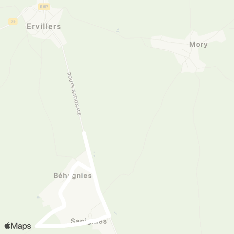 Hauts-de-France Car 62 - Lignes scolaires RPI Behagnies map