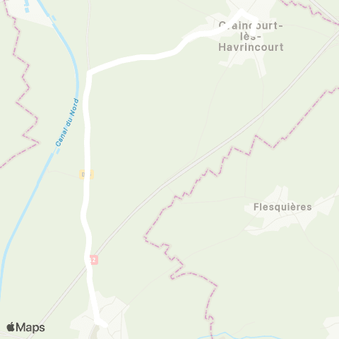 Hauts-de-France Car 62 - Lignes scolaires RPI Graincourt-les-Havrincourt map
