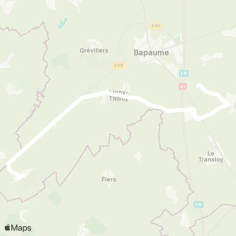 Hauts-de-France Car 62 - Lignes scolaires RPI Villers-au-Flos map