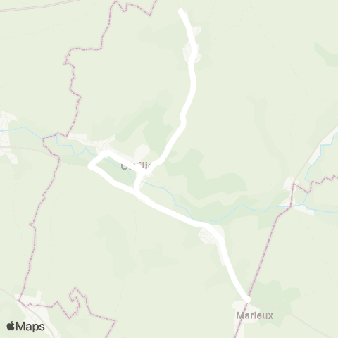 Hauts-de-France Car 62 - Lignes scolaires École / Orville map