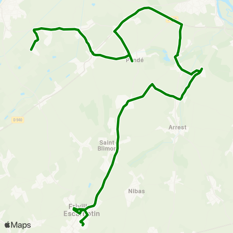 Hauts-de-France Car 80 Lanchères – Friville Escarbotin map