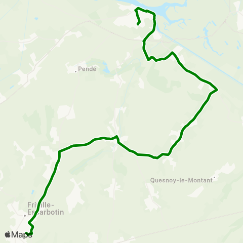 Hauts-de-France Car 80 St Valery s/ Somme – Friville Escarbotin map