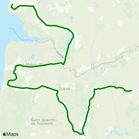 Hauts-de-France Car 80 Dominois - Rue - Berck map