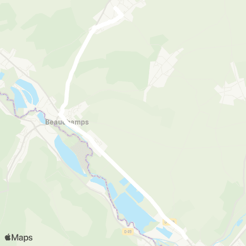 Hauts-de-France Car 80 - Lignes scolaires  map