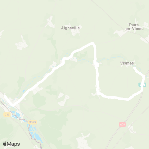 Hauts-de-France Car 80 - Lignes scolaires  map
