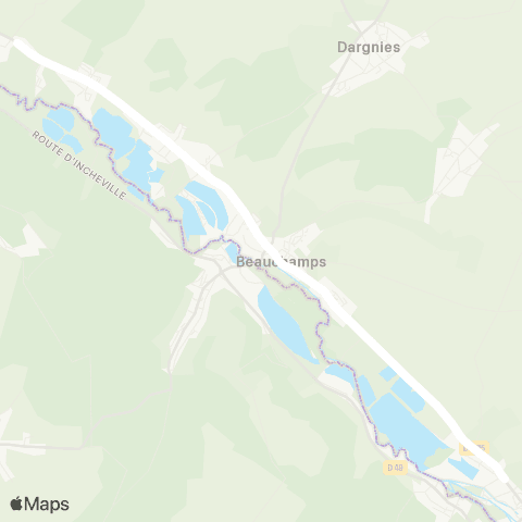 Hauts-de-France Car 80 - Lignes scolaires  map