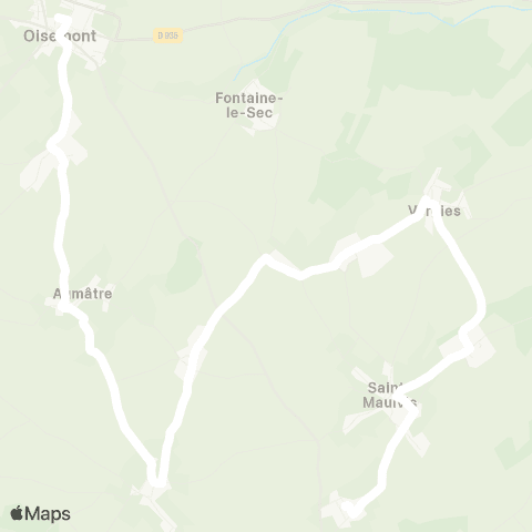 Hauts-de-France Car 80 - Lignes scolaires  map