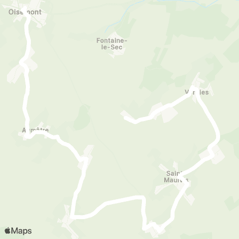 Hauts-de-France Car 80 - Lignes scolaires  map
