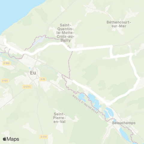 Hauts-de-France Car 80 - Lignes scolaires  map