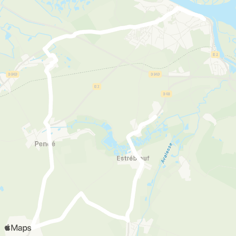 Hauts-de-France Car 80 - Lignes scolaires  map