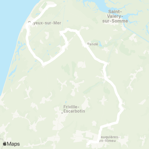 Hauts-de-France Car 80 - Lignes scolaires  map