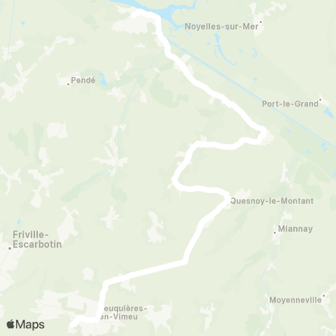 Hauts-de-France Car 80 - Lignes scolaires  map