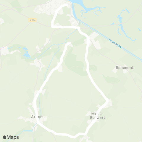 Hauts-de-France Car 80 - Lignes scolaires  map