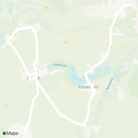 Hauts-de-France Car 80 - Lignes scolaires  map