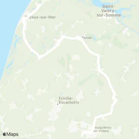 Hauts-de-France Car 80 - Lignes scolaires  map