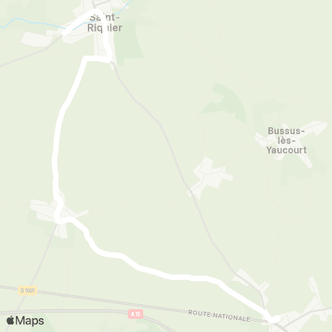 Hauts-de-France Car 80 - Lignes scolaires  map