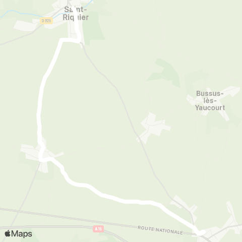 Hauts-de-France Car 80 - Lignes scolaires  map