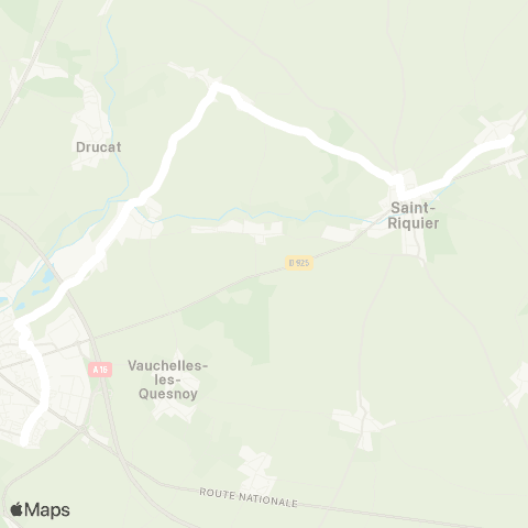 Hauts-de-France Car 80 - Lignes scolaires  map
