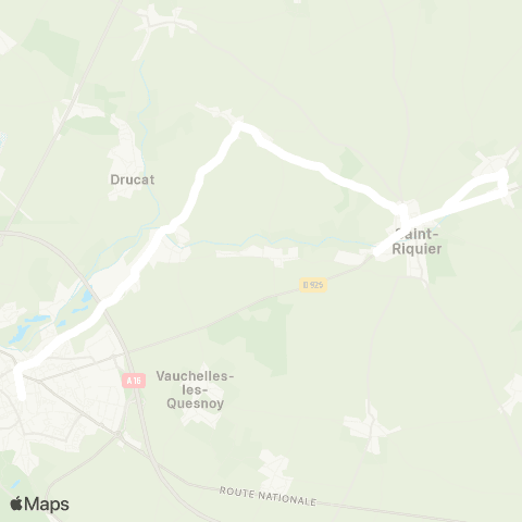 Hauts-de-France Car 80 - Lignes scolaires  map