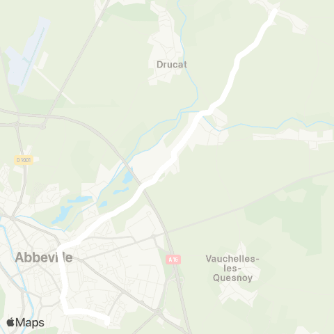 Hauts-de-France Car 80 - Lignes scolaires  map