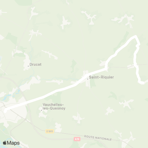 Hauts-de-France Car 80 - Lignes scolaires  map
