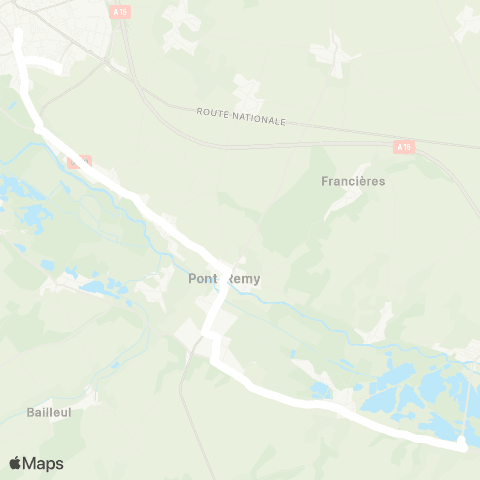 Hauts-de-France Car 80 - Lignes scolaires  map