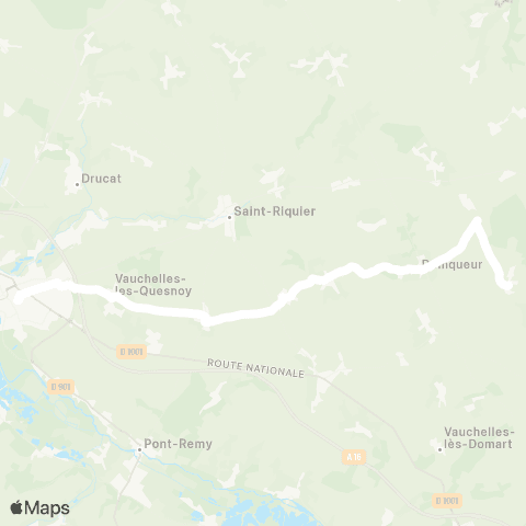 Hauts-de-France Car 80 - Lignes scolaires  map