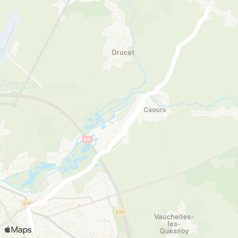 Hauts-de-France Car 80 - Lignes scolaires  map