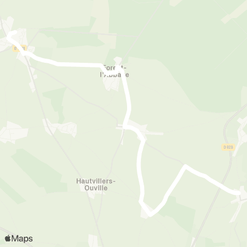 Hauts-de-France Car 80 - Lignes scolaires  map