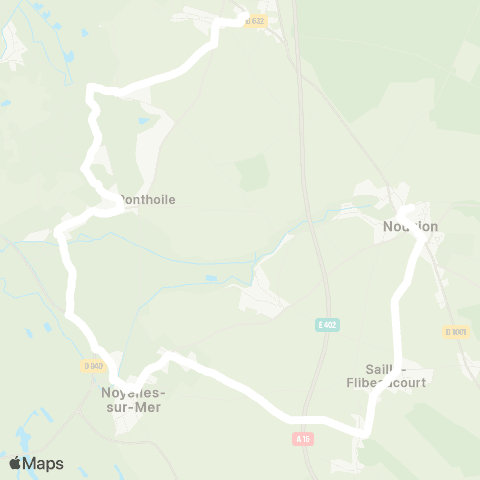 Hauts-de-France Car 80 - Lignes scolaires  map