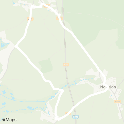Hauts-de-France Car 80 - Lignes scolaires  map