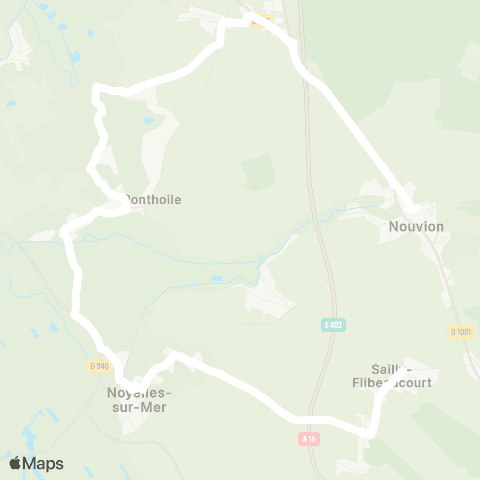 Hauts-de-France Car 80 - Lignes scolaires  map