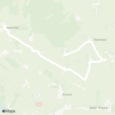 Hauts-de-France Car 80 - Lignes scolaires  map