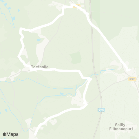 Hauts-de-France Car 80 - Lignes scolaires  map