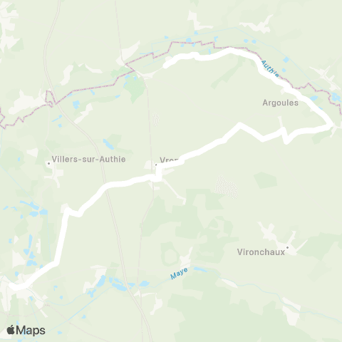 Hauts-de-France Car 80 - Lignes scolaires  map